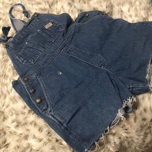 Overall Shorts